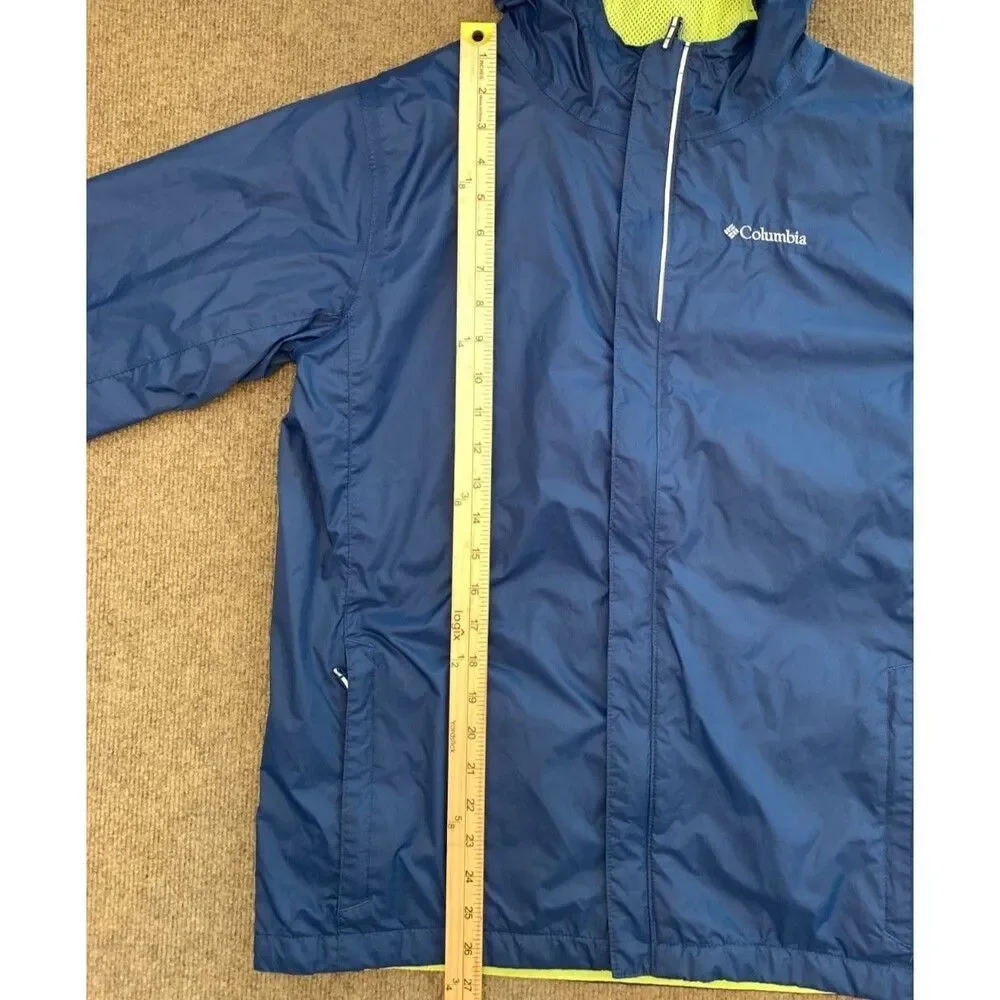 Columbia Jacket Boys XL (18/20) Youth Omni-Tech Timber Pointe II Hooded Nylon
